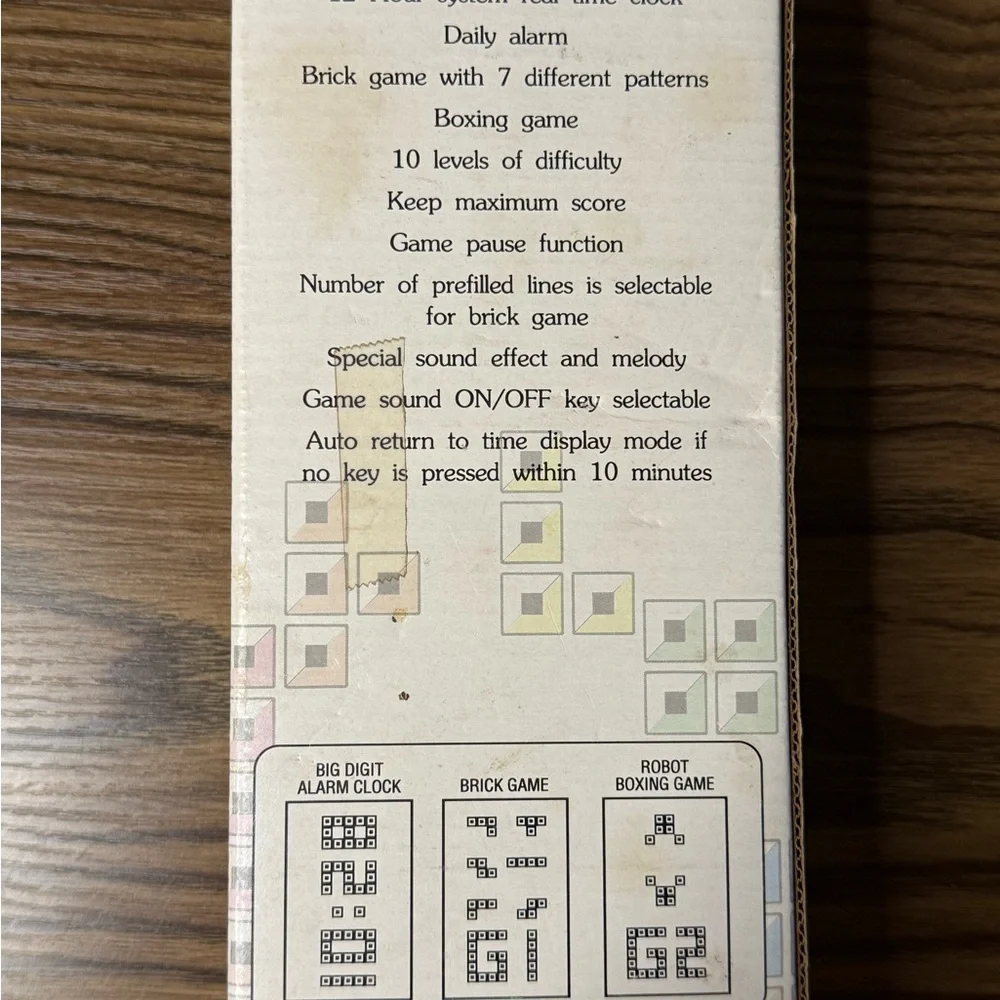 Super Gear V92 Brick Game - 3 in 1 Vintage Handheld Electronic Games